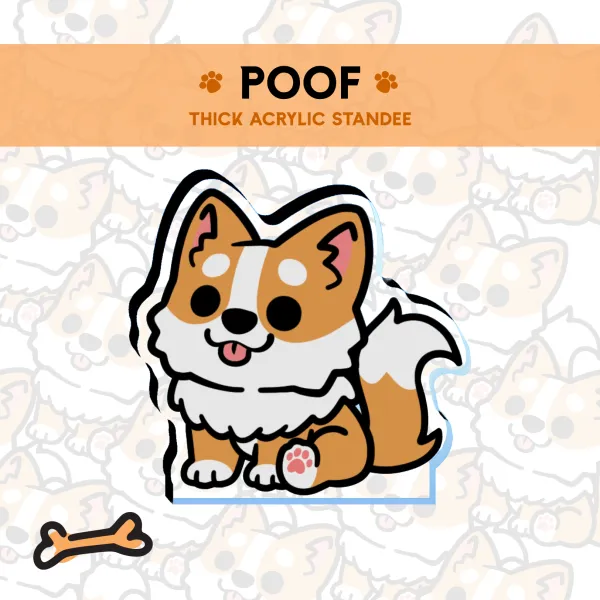 Poof - No base Standee