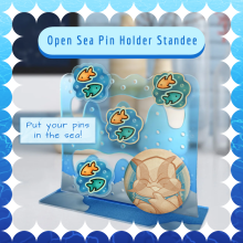 Open Sea Pin Holder Acrylic Standee