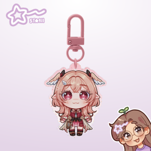 Linnea ᯓ★ Glitter Acrylic Keychain