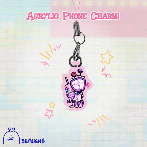 💗Take Care X~! Tenna Phone Charm