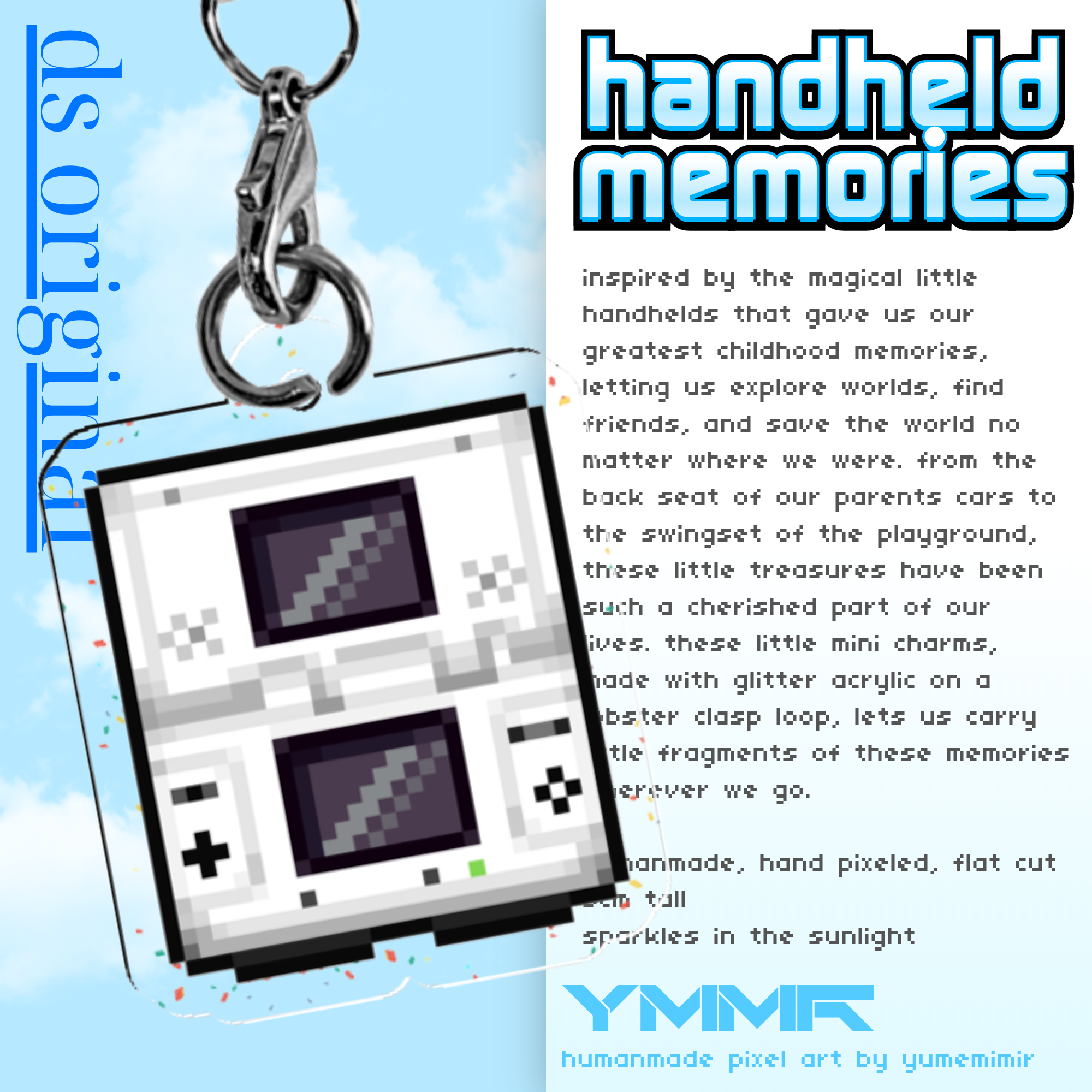 DS Original Handheld Memories Keychain