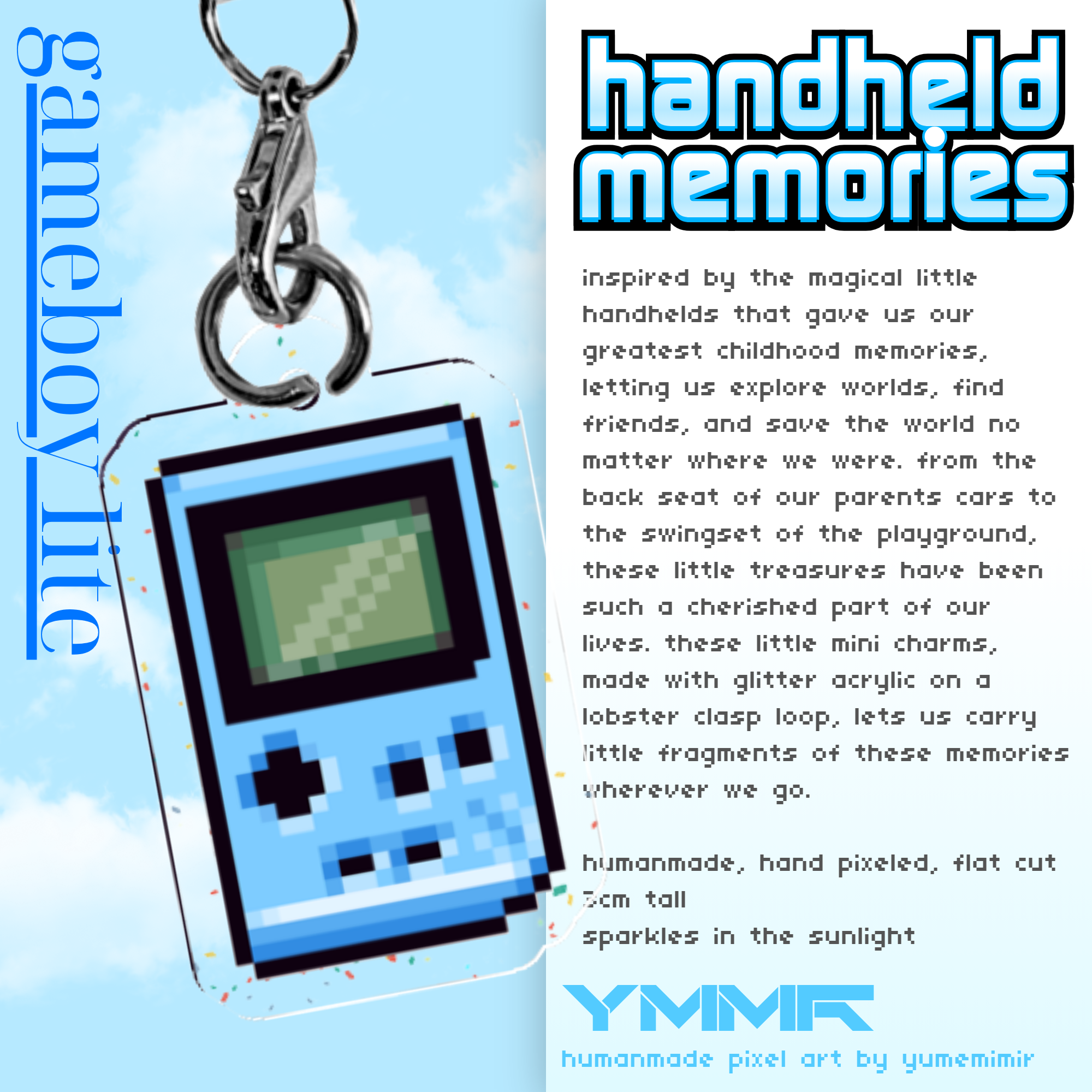 GB Lite Handheld Memories Keychain