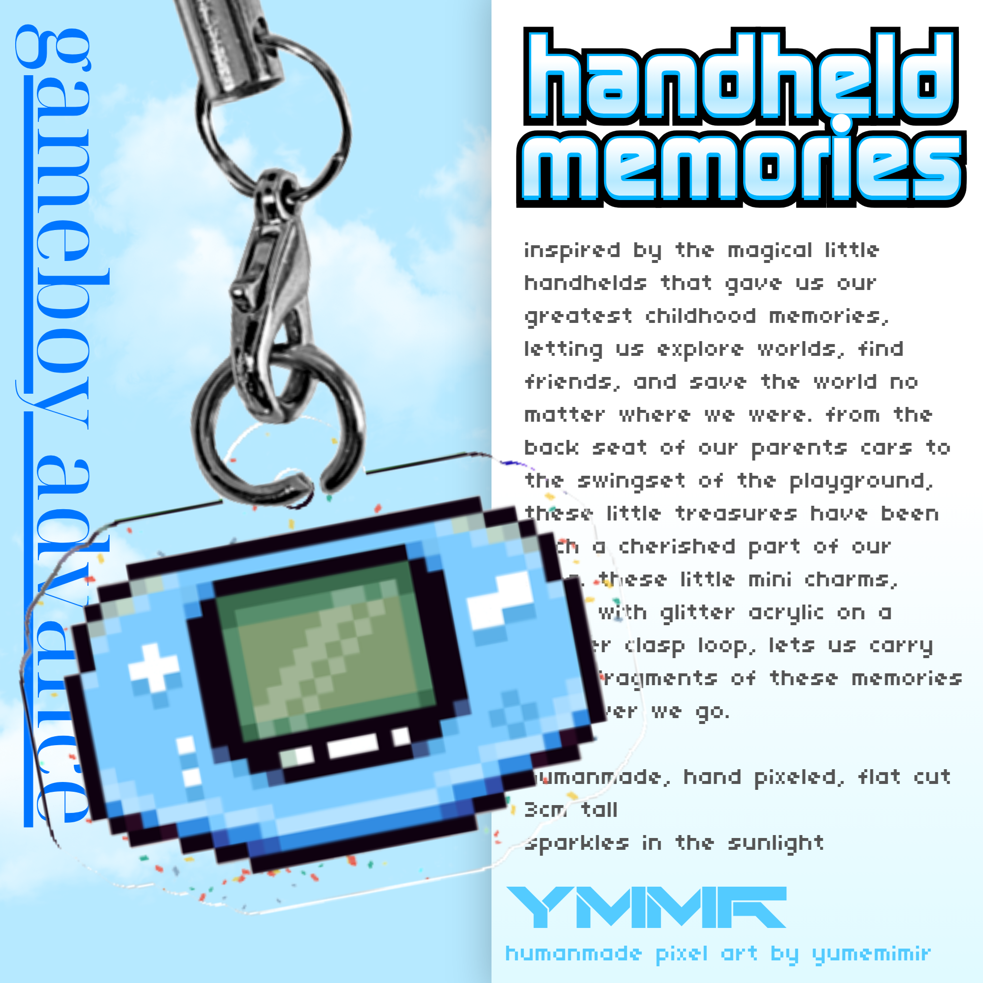 GB Advance Handheld Memories Keychain