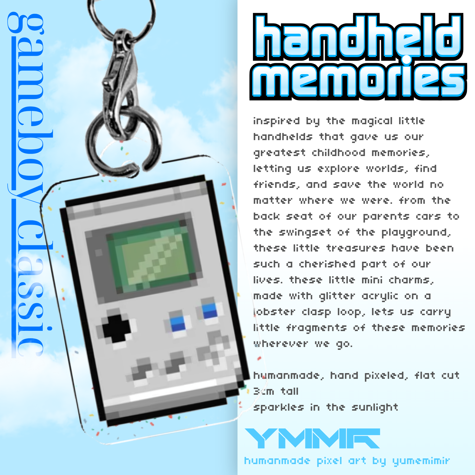 GB Classic Handheld Memories Keychain