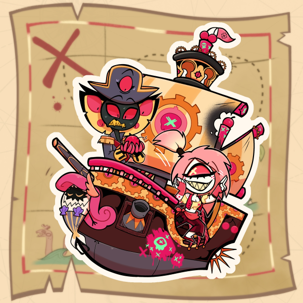 CherrySnake Ship Sticker