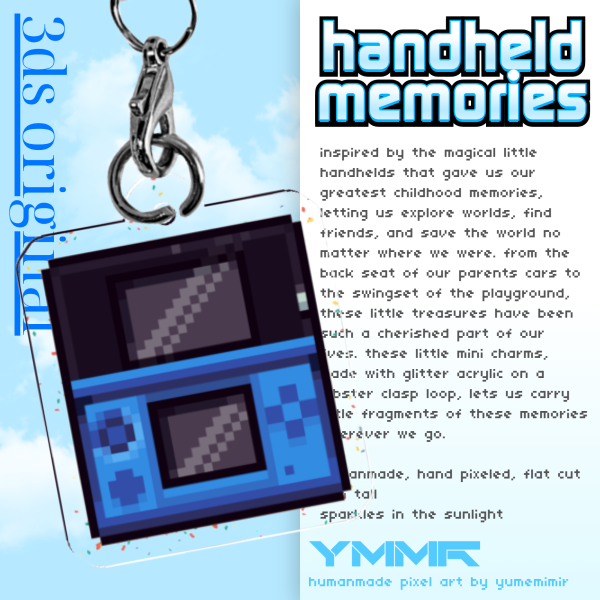 3DS Handheld Memories Keychain