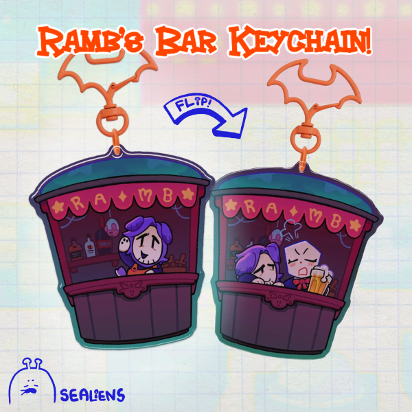 🔌Ramb's Bar! - Epoxy Keychain