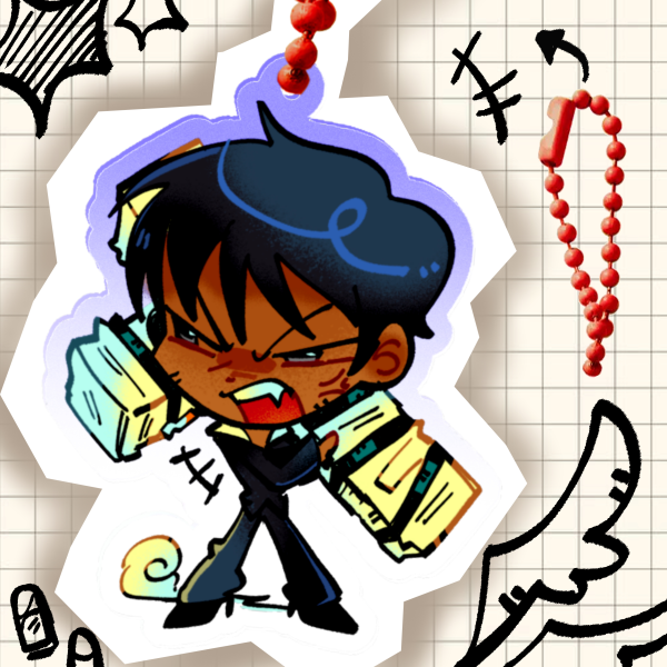 Wolfwood - Trigun Keychain
