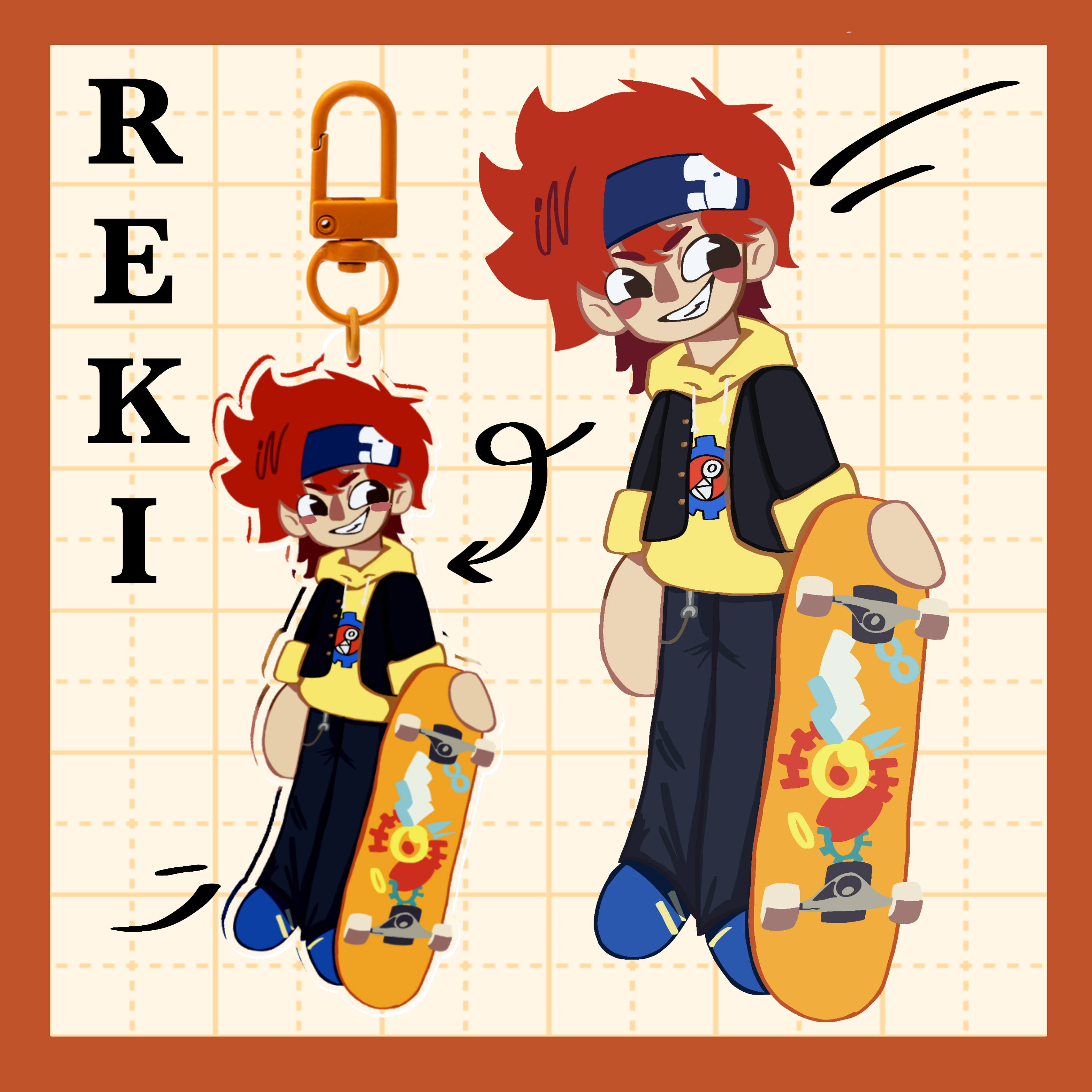SK8 / Reki Kyan Keychain