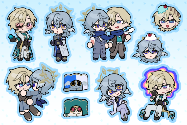 Aventurine & Sunday | Stickers Sheet