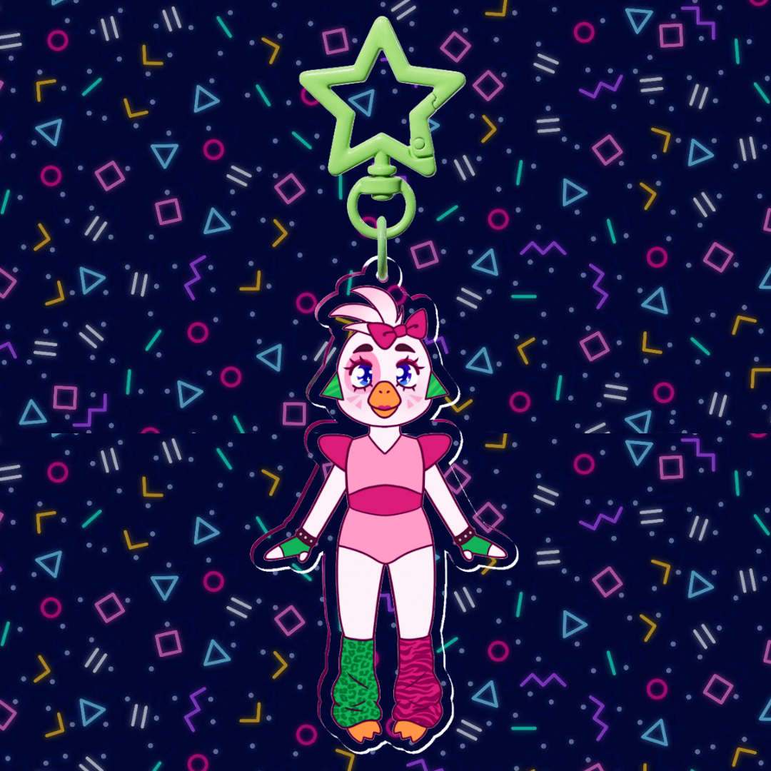Glamrock Chica Keychain