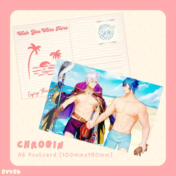 [Fire Emblem Heroes] Chrobin Wish You Were Here Postcard