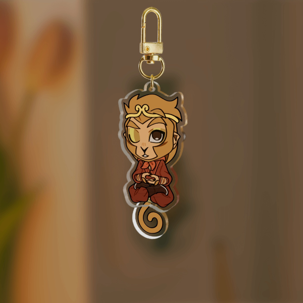 Sun Wukong - Meditation - Tail-wagging Pendant
