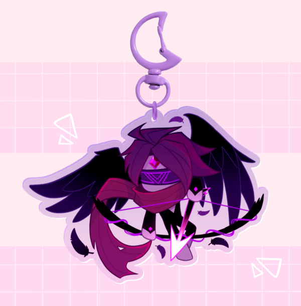 Night Raven Keychain