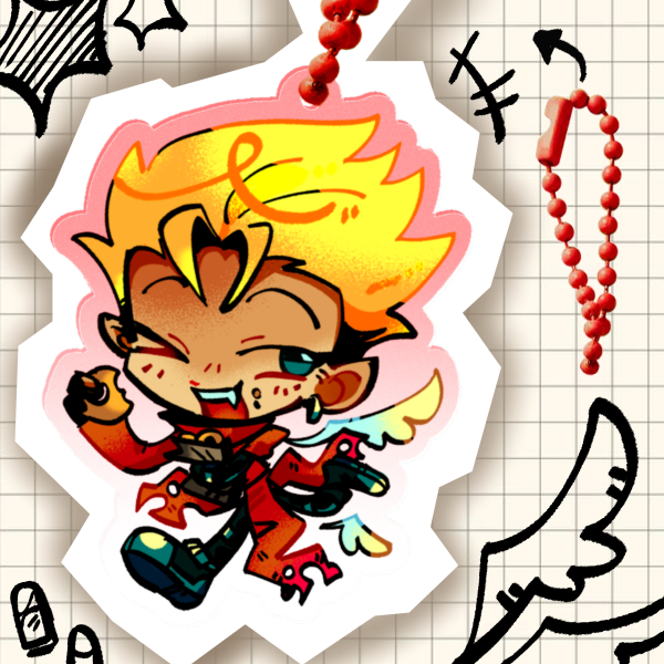 Vash the Stampede - Trigun Keychain