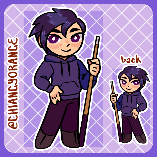 [STARDEW VALLEY] Sebastian Acrylic Keychain