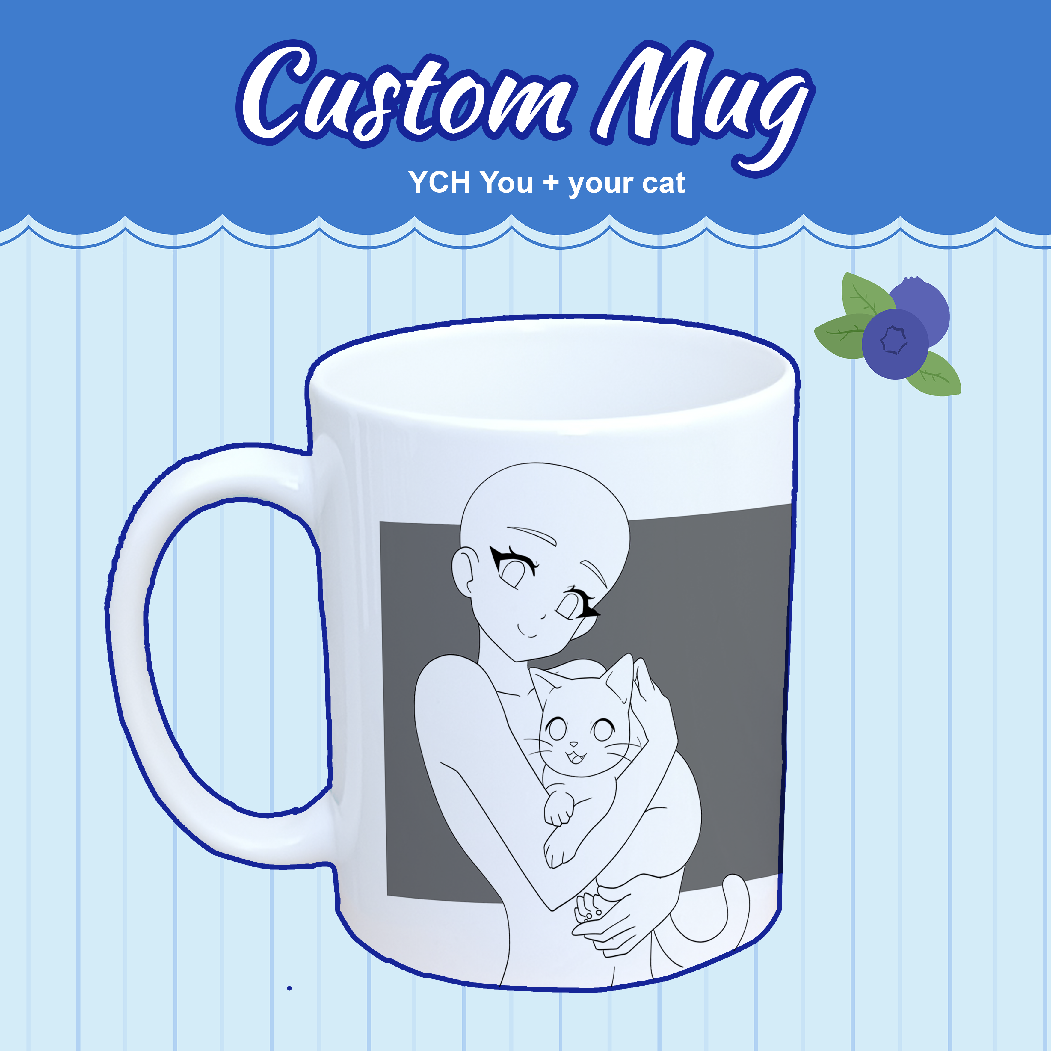 YCH Mug you and your cat