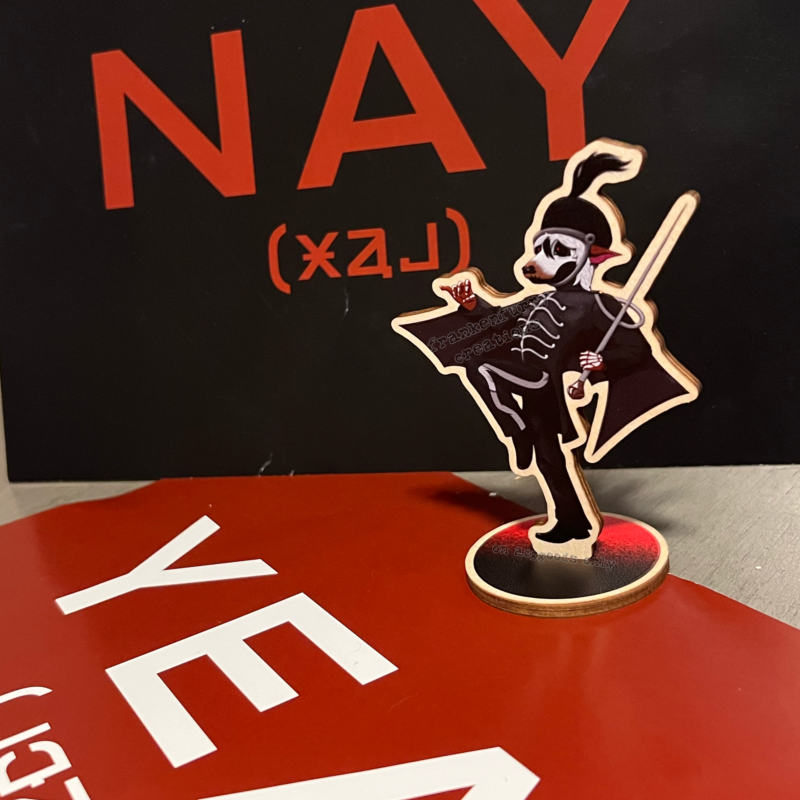 The Bat Parade Wood Standee