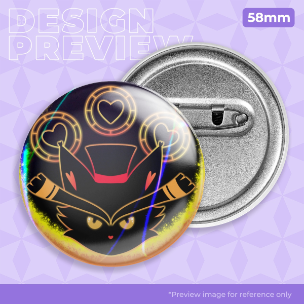 Husk In The Dark Button Pin