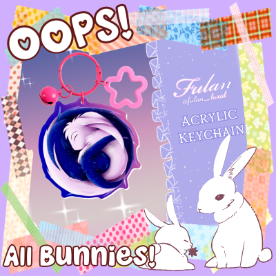 Sleepy Lumen Duo ・ Keychains