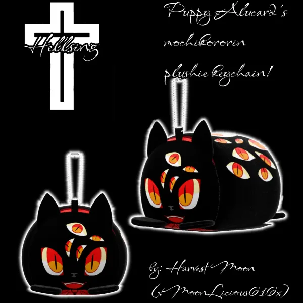 Puppy Alucard | Mochikororin Plush Keychains