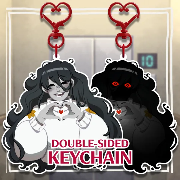 "Heart!" Alma Double-sided Keychain