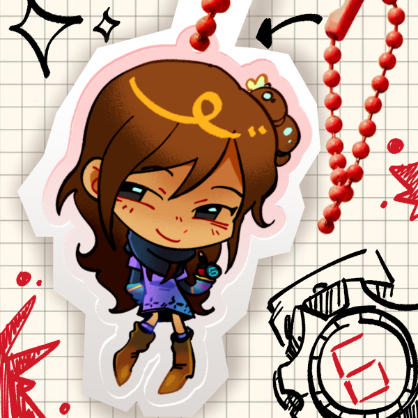 June Akane 999 - Zero Escape Keychain