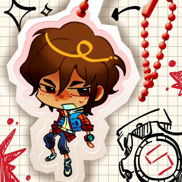 Junpei 999 - Zero Escape Keychain