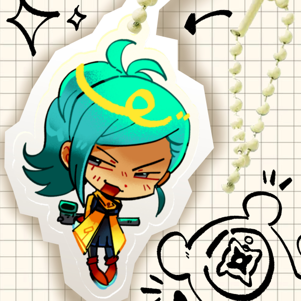 Mizuki Okiura- AITSF Keychain