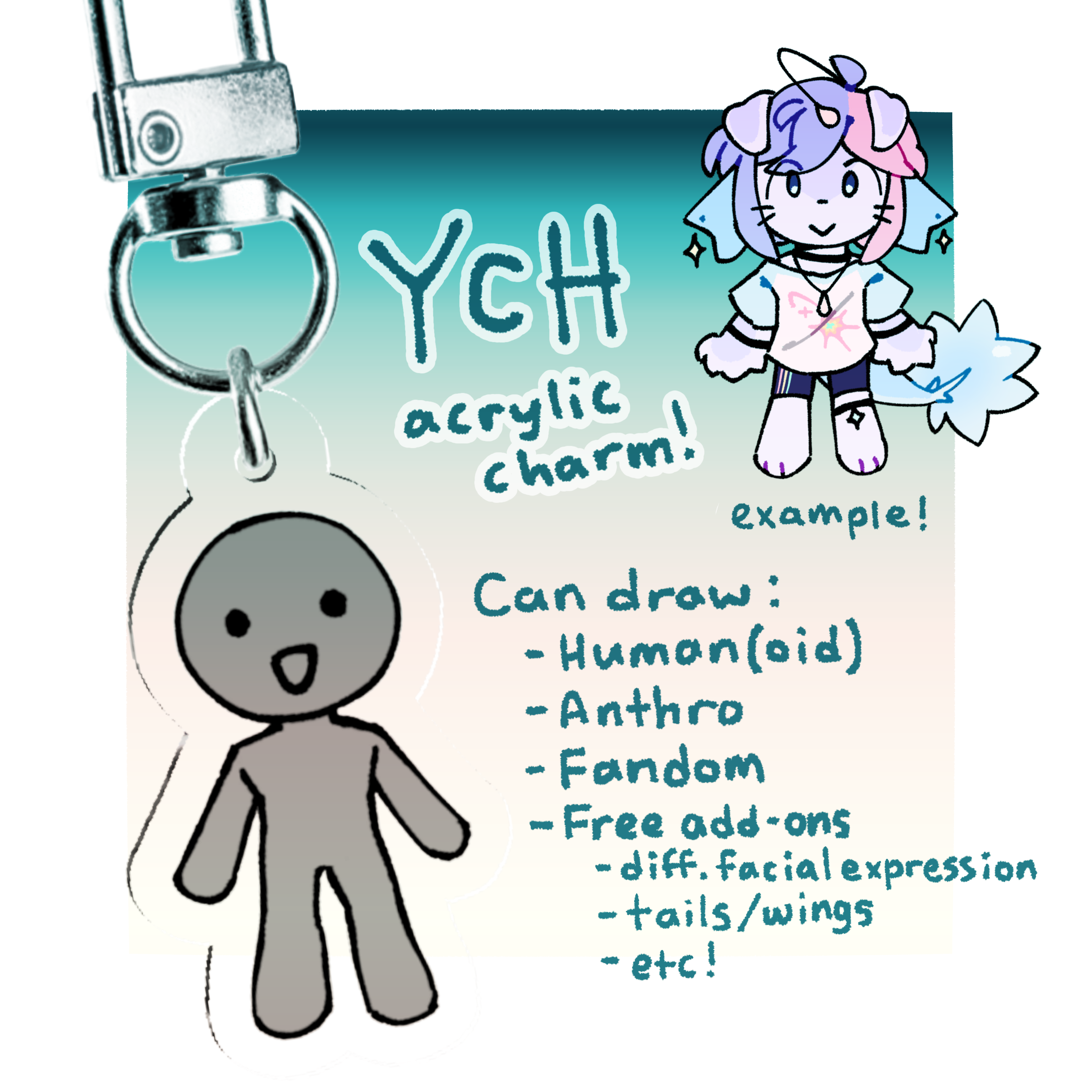 YCH Acrylic Charm