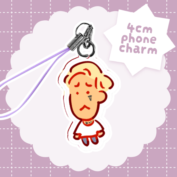 Luke Glanton phone charm
