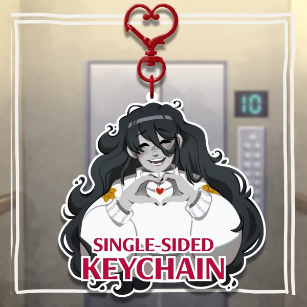 "Heart!" Alma Single-sided Keychain