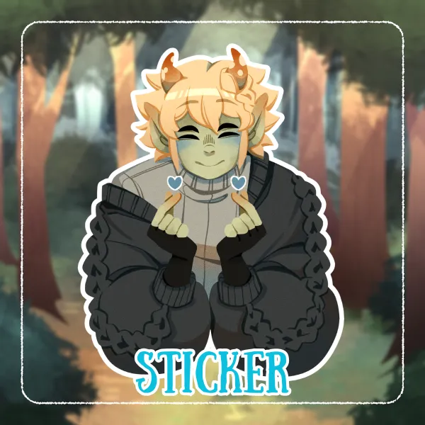 "Heart!" Mychael Sticker