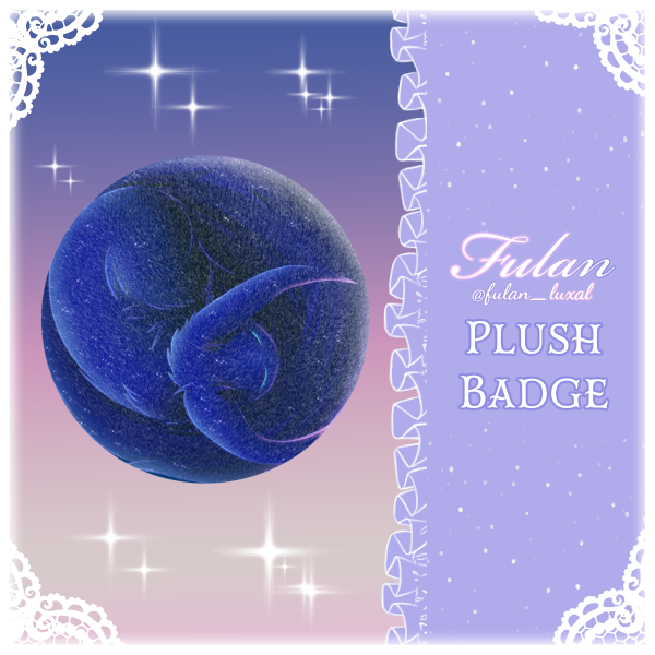 Sleepy Dark Lumen ・ Plush Badges