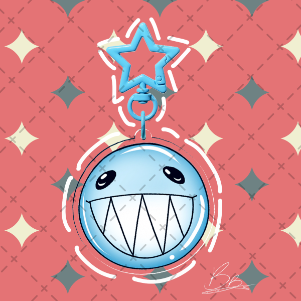 Bubble Acrylic Keychain