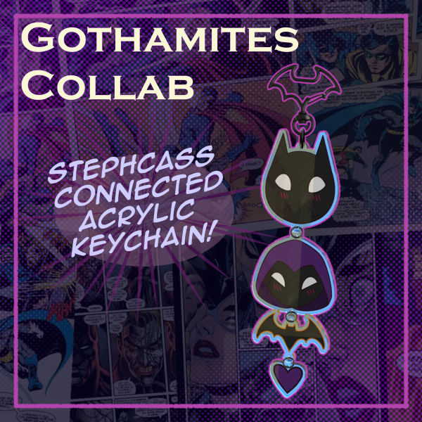 StephCass Connected Acrylic Keychain