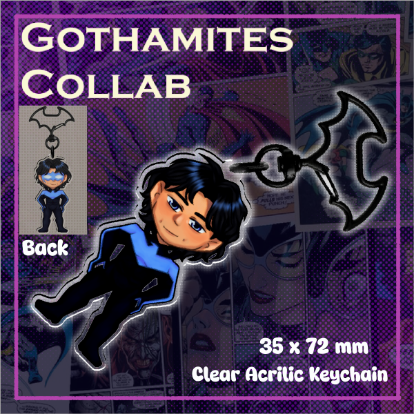 Nightwing (Richard) Keychain