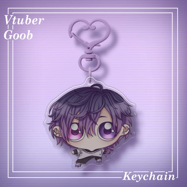 Nijisanji Noctyx Uki Violeta Keychain