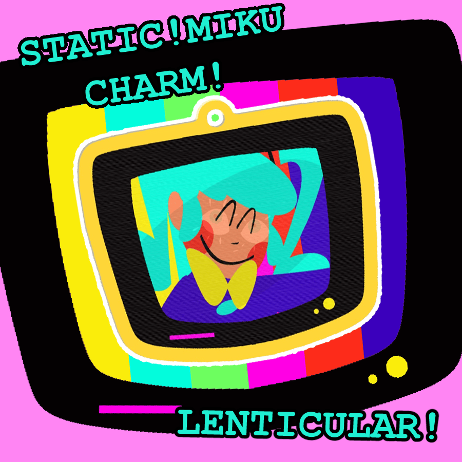 Lenticular Static Miku Charm