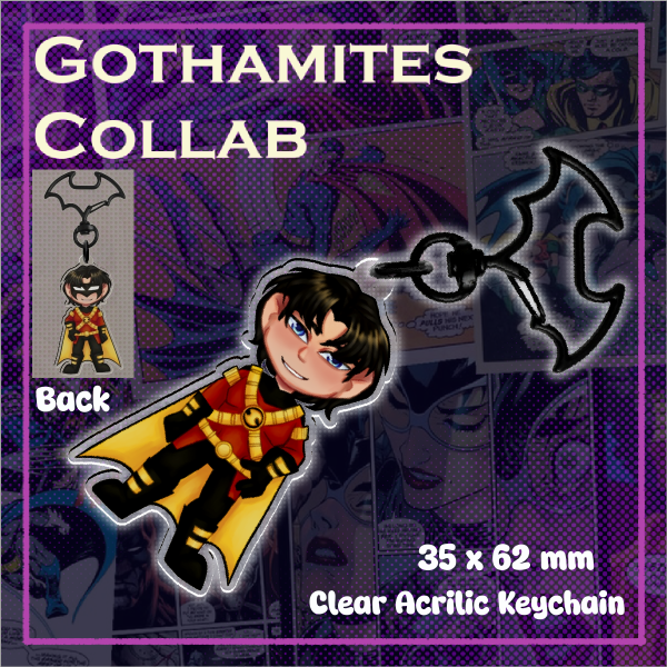 Red Robin (Tim) Keychain