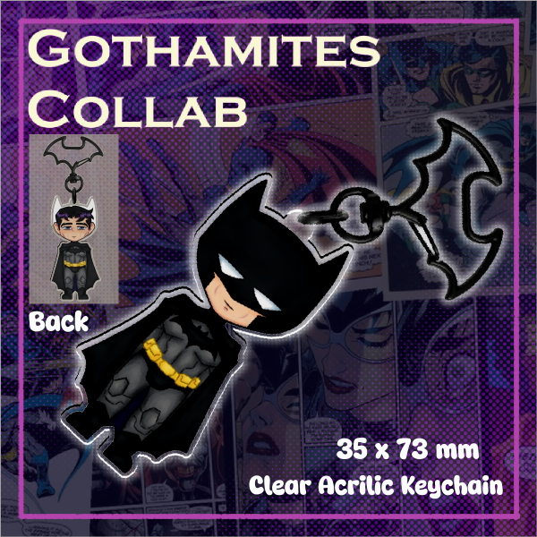Bats (Bruce) Keychain
