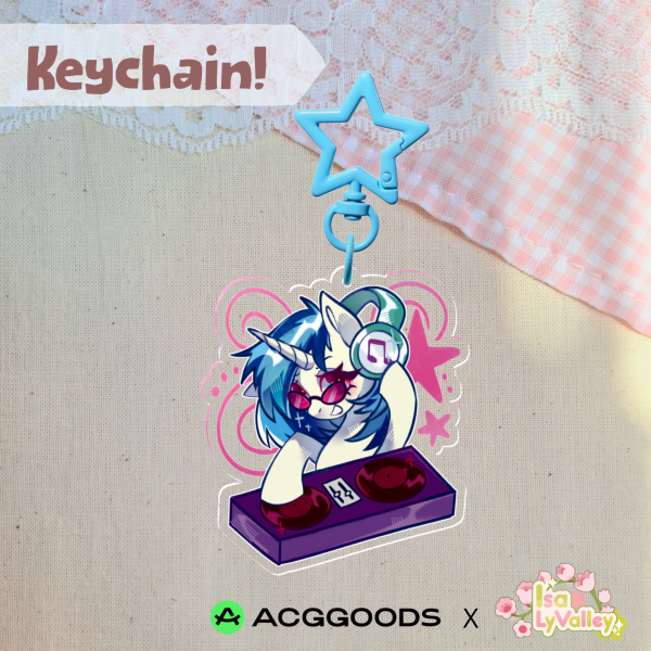 DJPon 3 Acrylic Keychain
