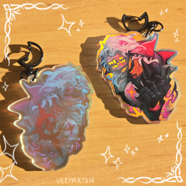 Holographic Rerir Keychain - Wild Hunt