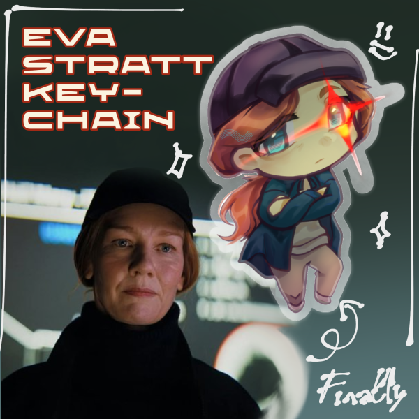 Eva Stratt Acrylic Keychain