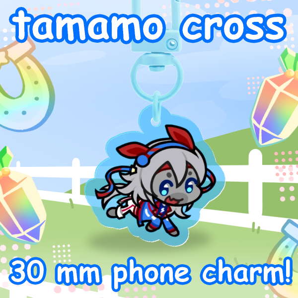 Tamamo Cross Horse Phone Charm