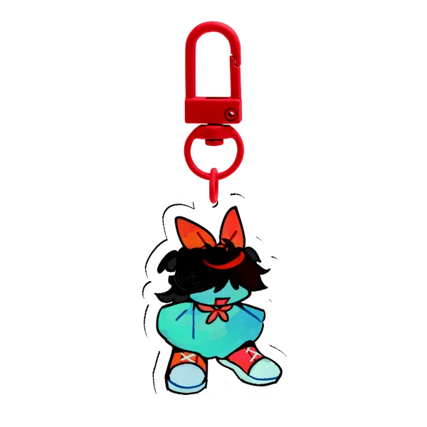 Dripped Out Aqua Acrylic Charm