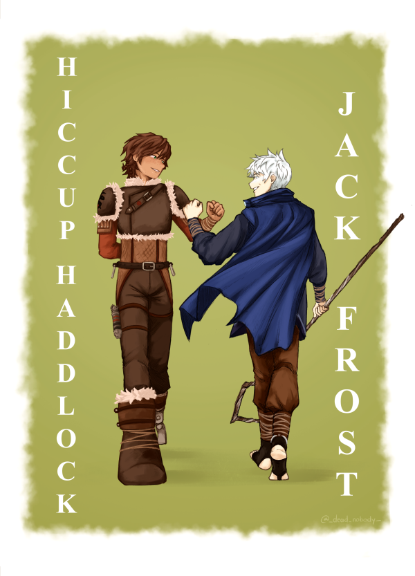 Hijack | Hiccup x Jack Frost Poster