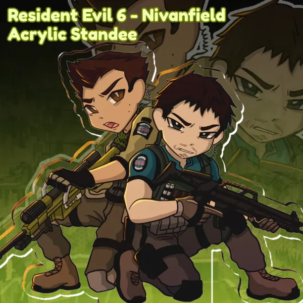 Nivanfield - Resident Evil 6 Acrylic Standee (Piers Nivans & Chris Redfield)
