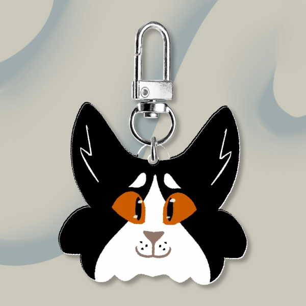 Tuxedo Cat charm