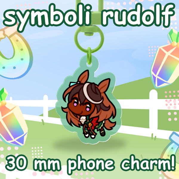 Symboli Rudolf Horse Phone Charm